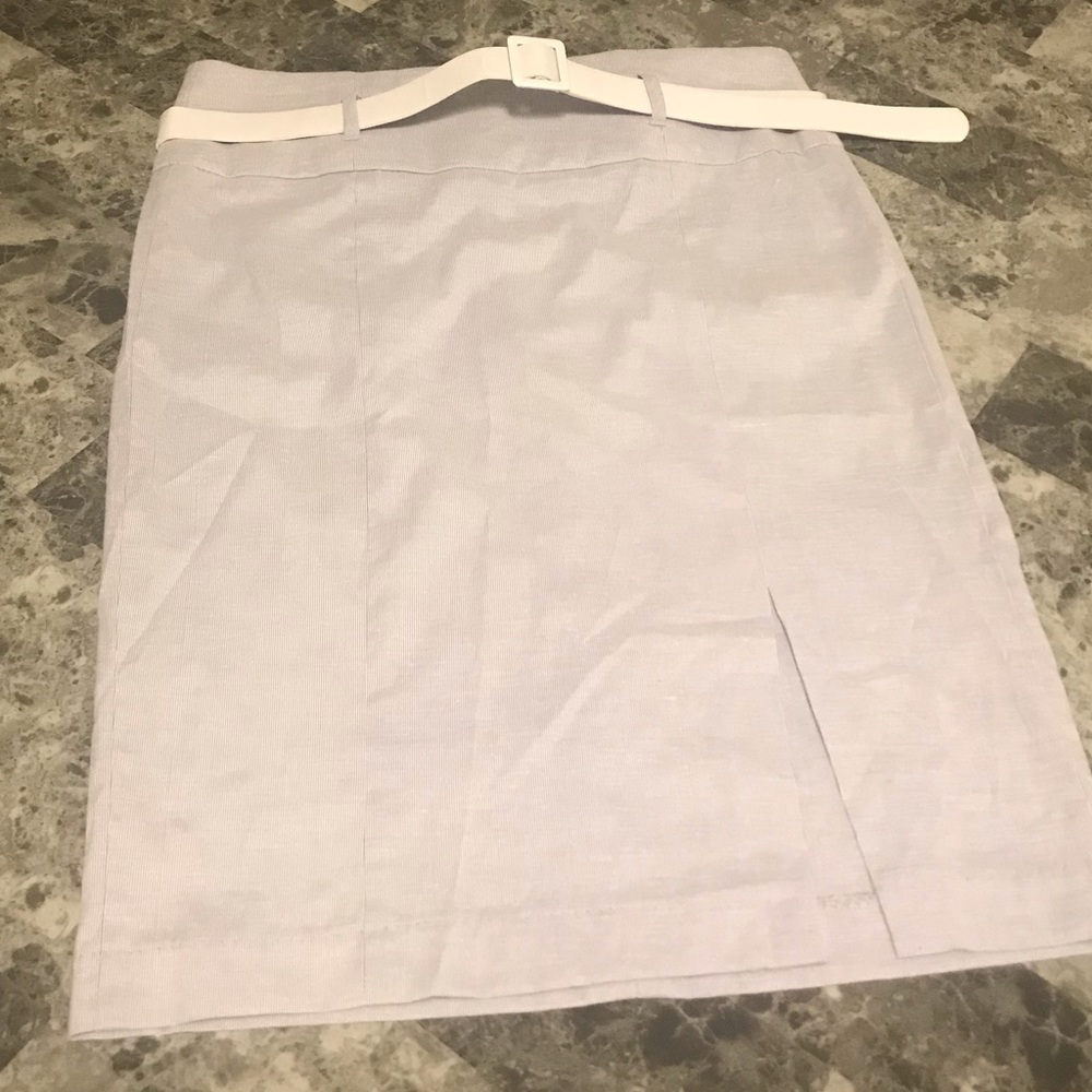 Light blue pencil skirt